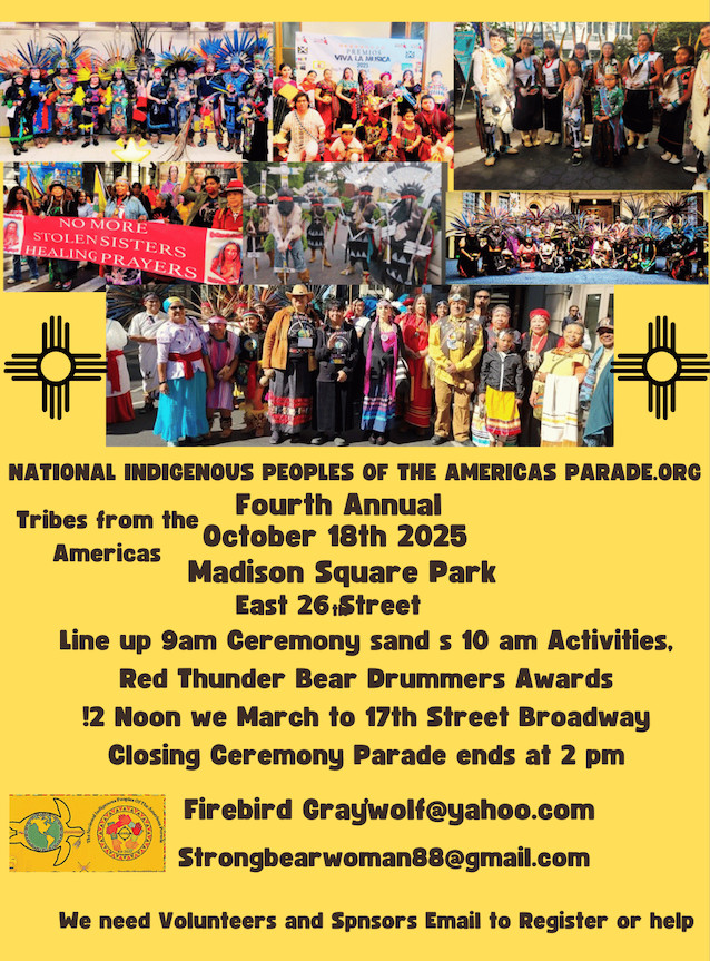The 4th Annual National Indigenous Peoples of the Americas Parade 2025